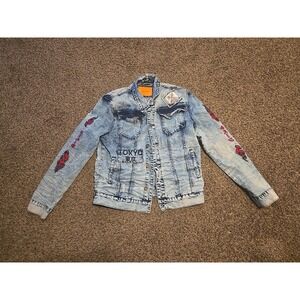 Kloud9 Denim Jacket Tokyo Acid Wash. Size Large